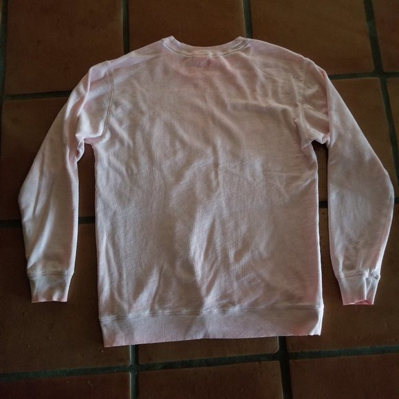 PINK Victoria's Secret Washout Pink Sweatshirt - Picture 7 of 7